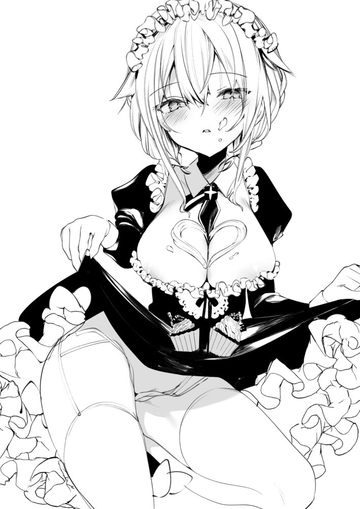 ダウナーなデカ乳メイドさんはお仕置きご奉仕をおねだりする。〜本性は下品でドスケベすぎる積極的な召使い〜 エロ同人誌画像 004